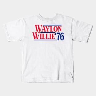 Waylon and Willie '76 Kids T-Shirt